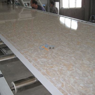 เครื่องทำแผ่นหินอ่อน PVC เทียมเคลือบ UV 1220 มม