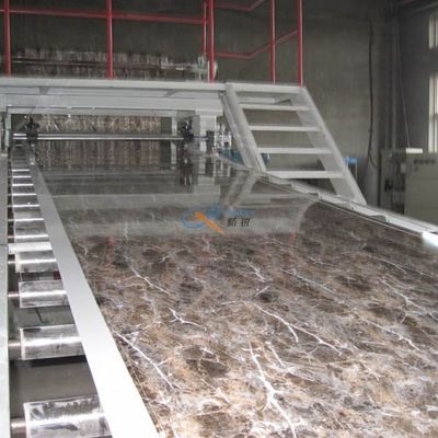 เครื่องทำแผ่นหินอ่อน PVC เทียมเคลือบ UV 1220 มม