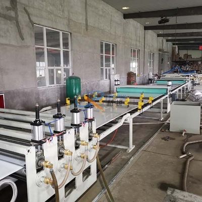 แผ่นหนา 1200-3600mm Polythene เครื่องทำแผ่น PLC Control