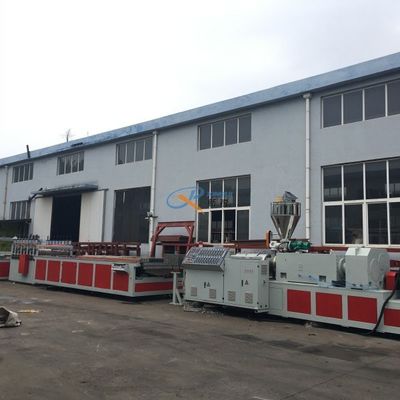 เครื่องแผ่นหลังคาลูกฟูกพลาสติก CE PVC